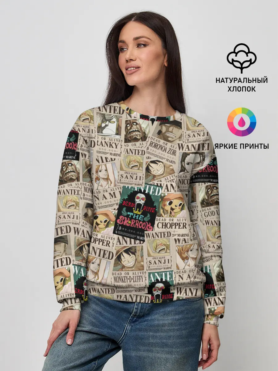 Женский свитшот / Ван пис