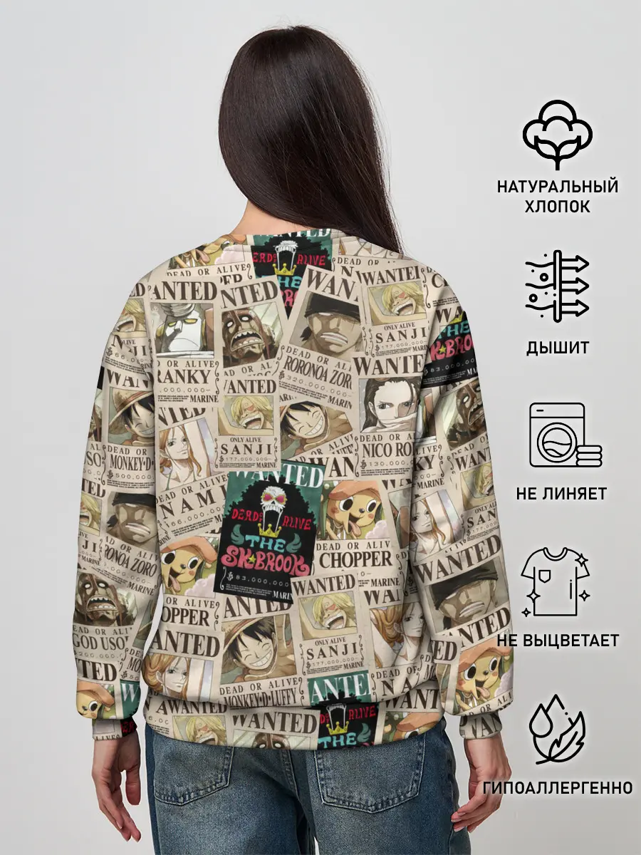 Женский свитшот / Ван пис