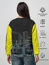 Женский свитшот / Город CYBERPUNK 2077