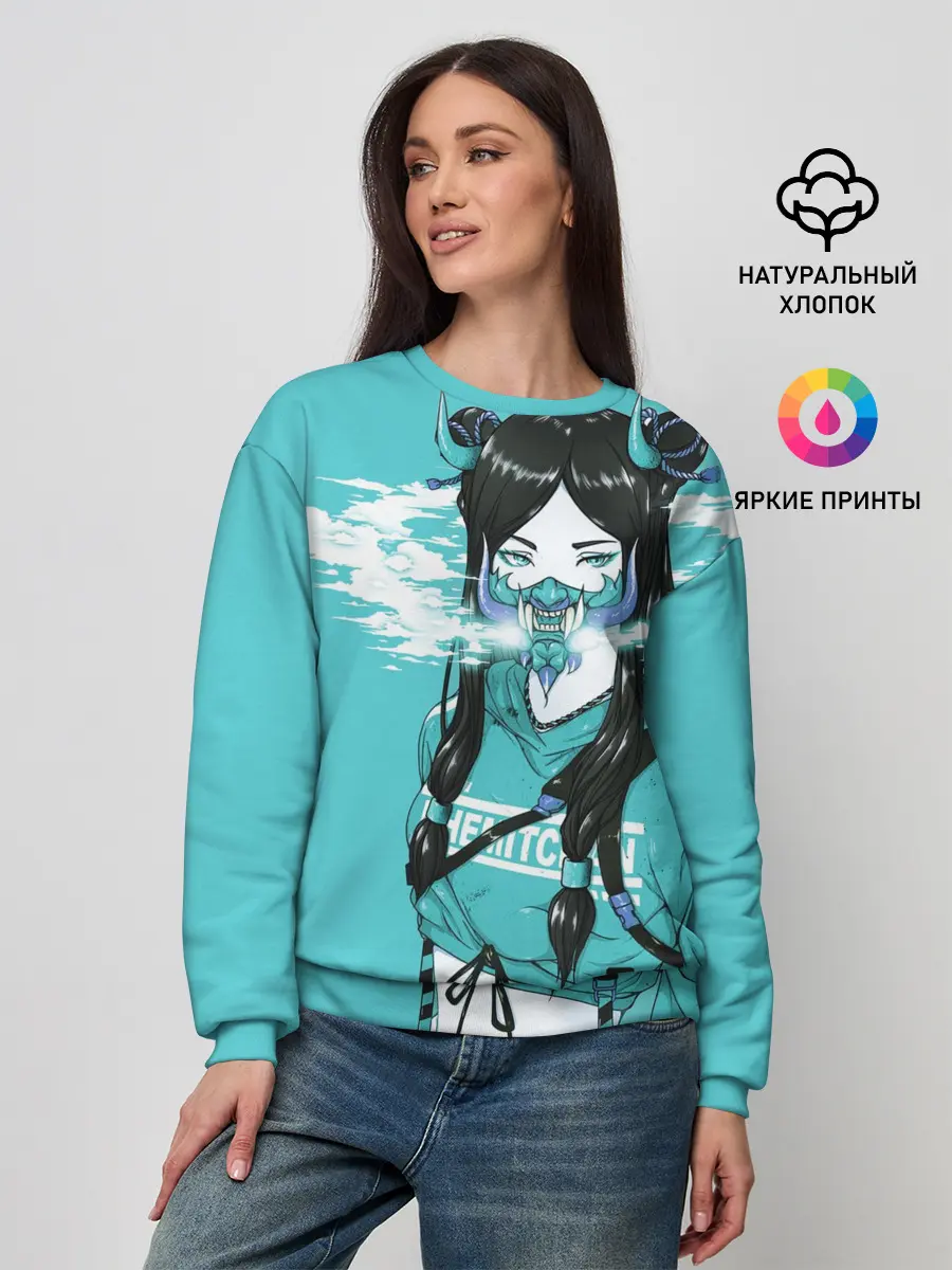 Женский свитшот / Самурай