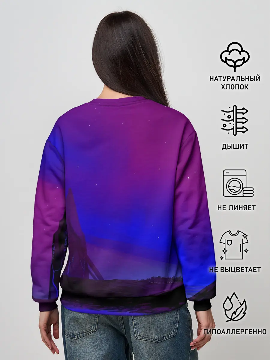 Женский свитшот / Сказочный волк