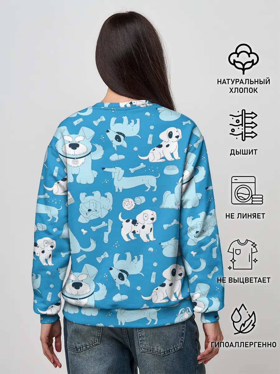 Женский свитшот / Собачки