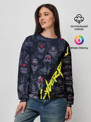 Женский свитшот / Cyberpunk 2077