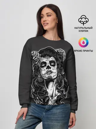 Женский свитшот / Санта Муэрте