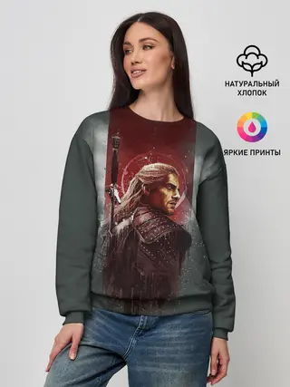 Женский свитшот / The Wticher 3D