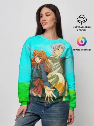 Женский свитшот / Волчица и пряности