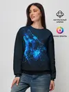 Женский свитшот / Космический Волк