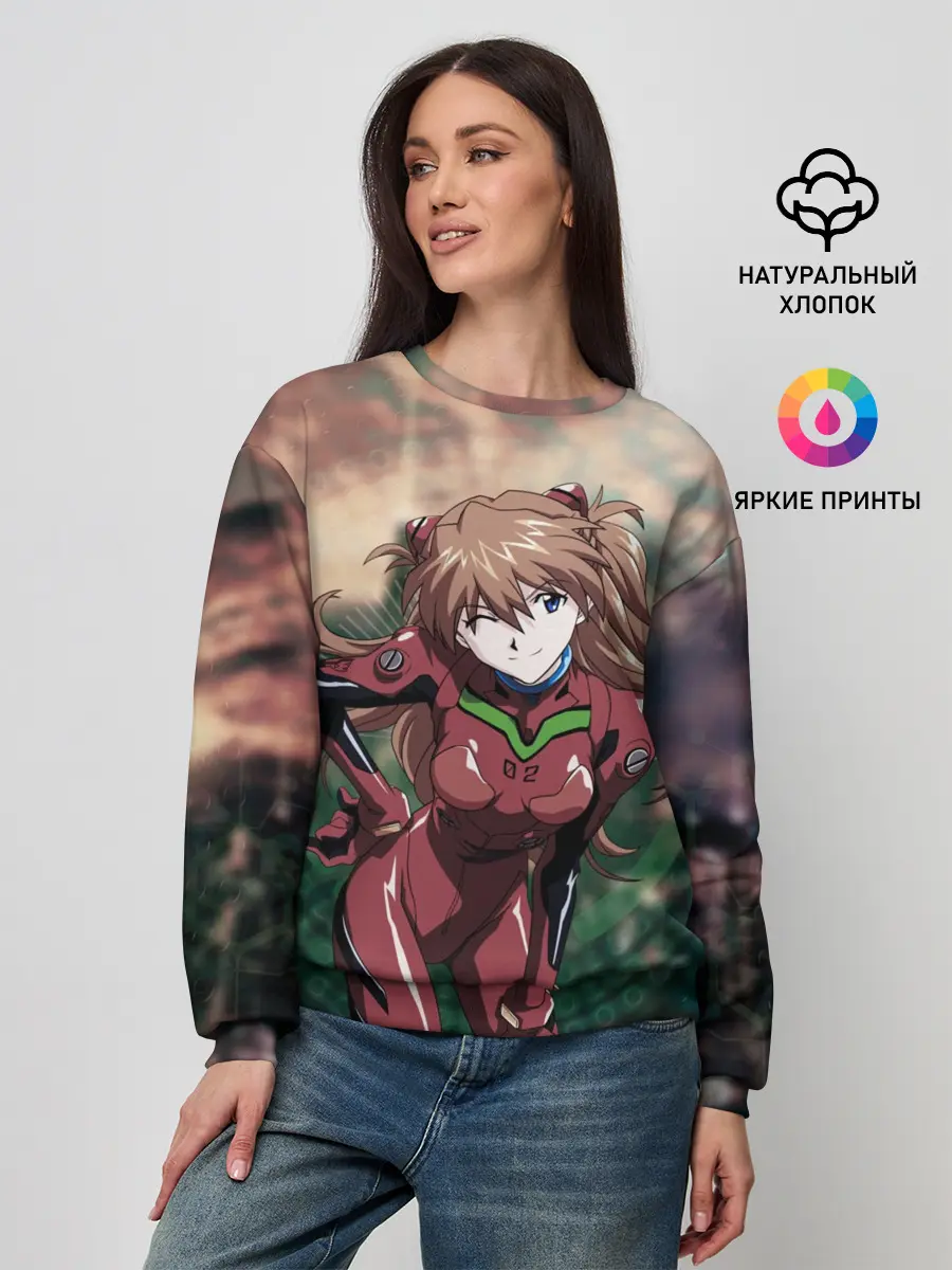 Женский свитшот / АСКА в своем костюме пилота