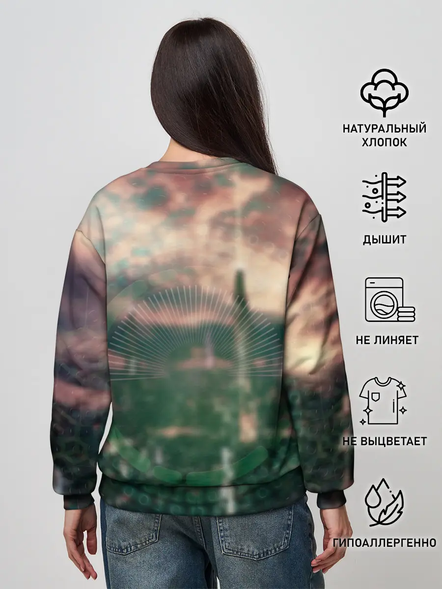 Женский свитшот / АСКА в своем костюме пилота