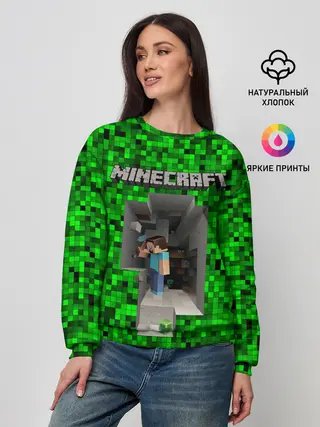 Женский свитшот / Minecraft