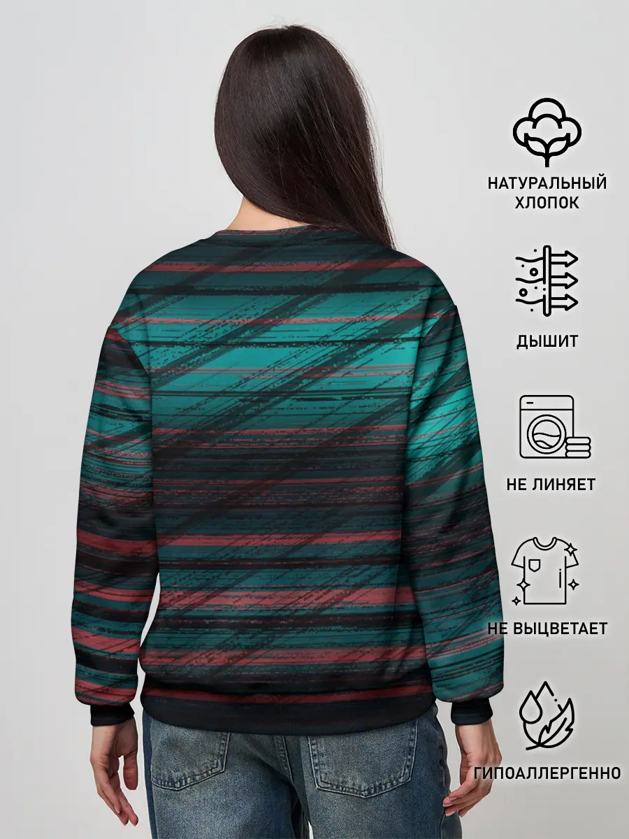 Женский свитшот / Zero Two Glitch