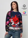 Женский свитшот / Киберпанк 2077 глитч