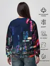 Женский свитшот / Киберпанк 2077 глитч