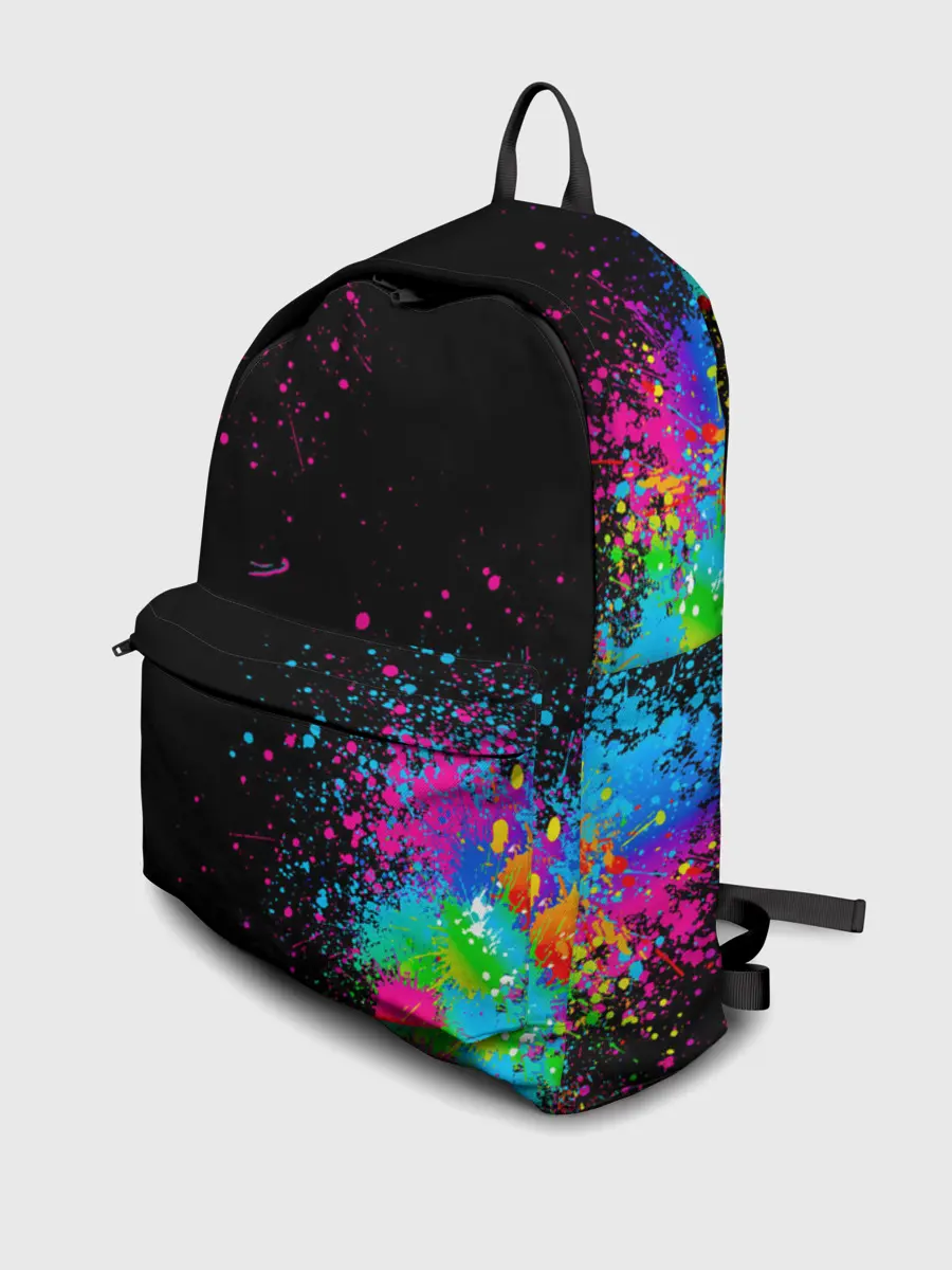 Рюкзак джинсовый / Брызги красок