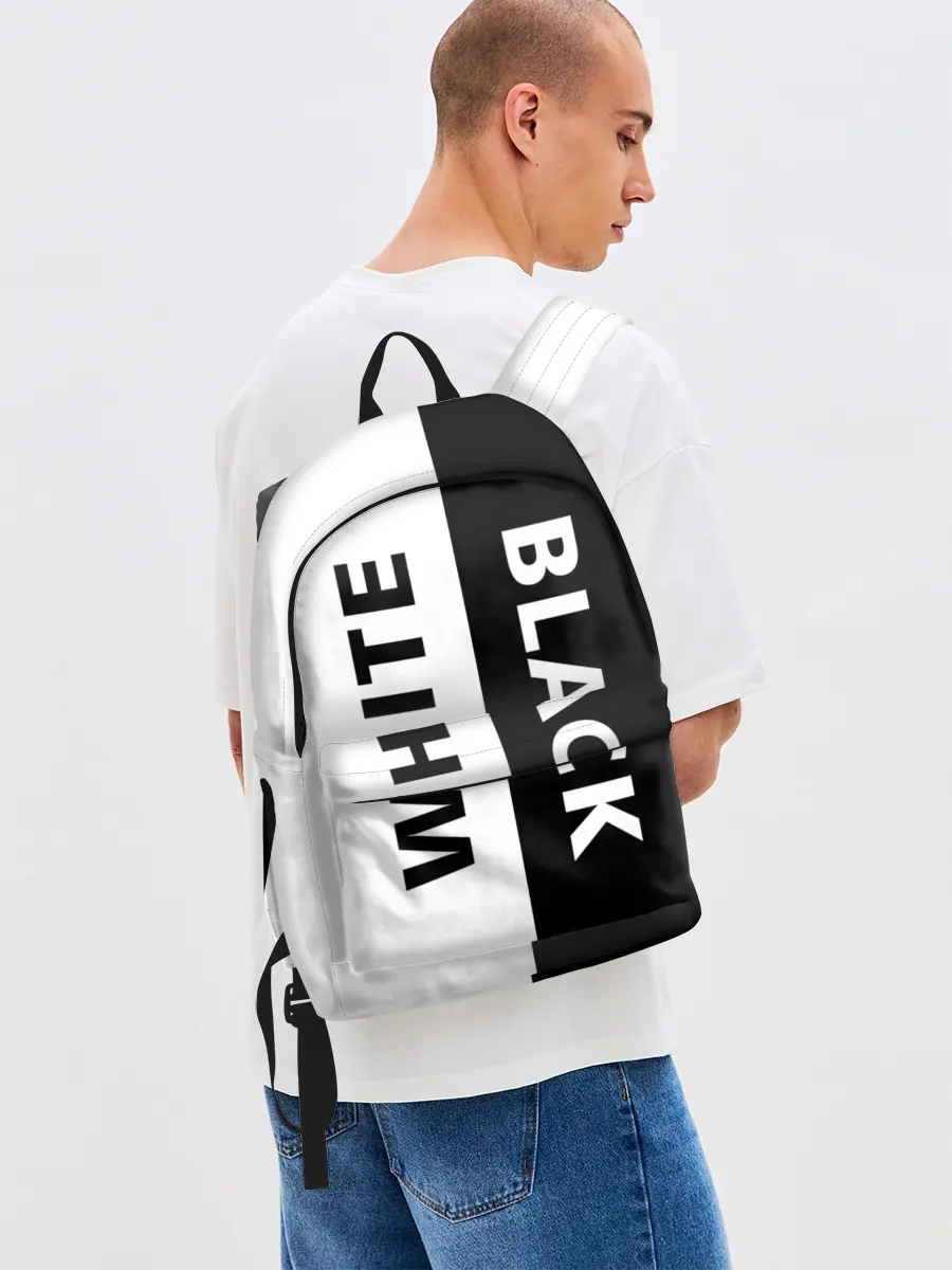 Рюкзак джинсовый / BLACK & WHITE