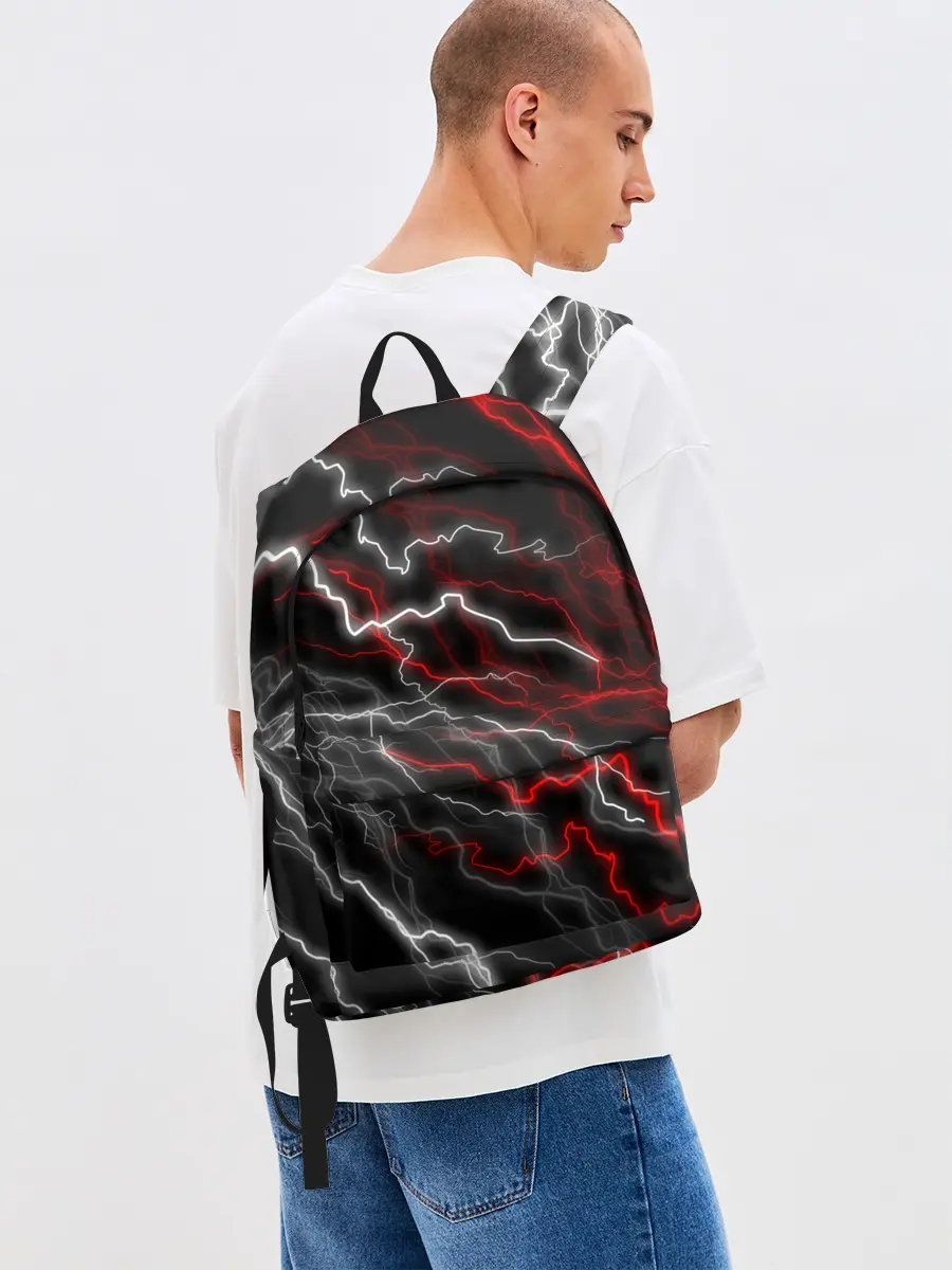 Рюкзак джинсовый / МОЛНИЯ.