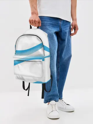 Рюкзак джинсовый / Волны