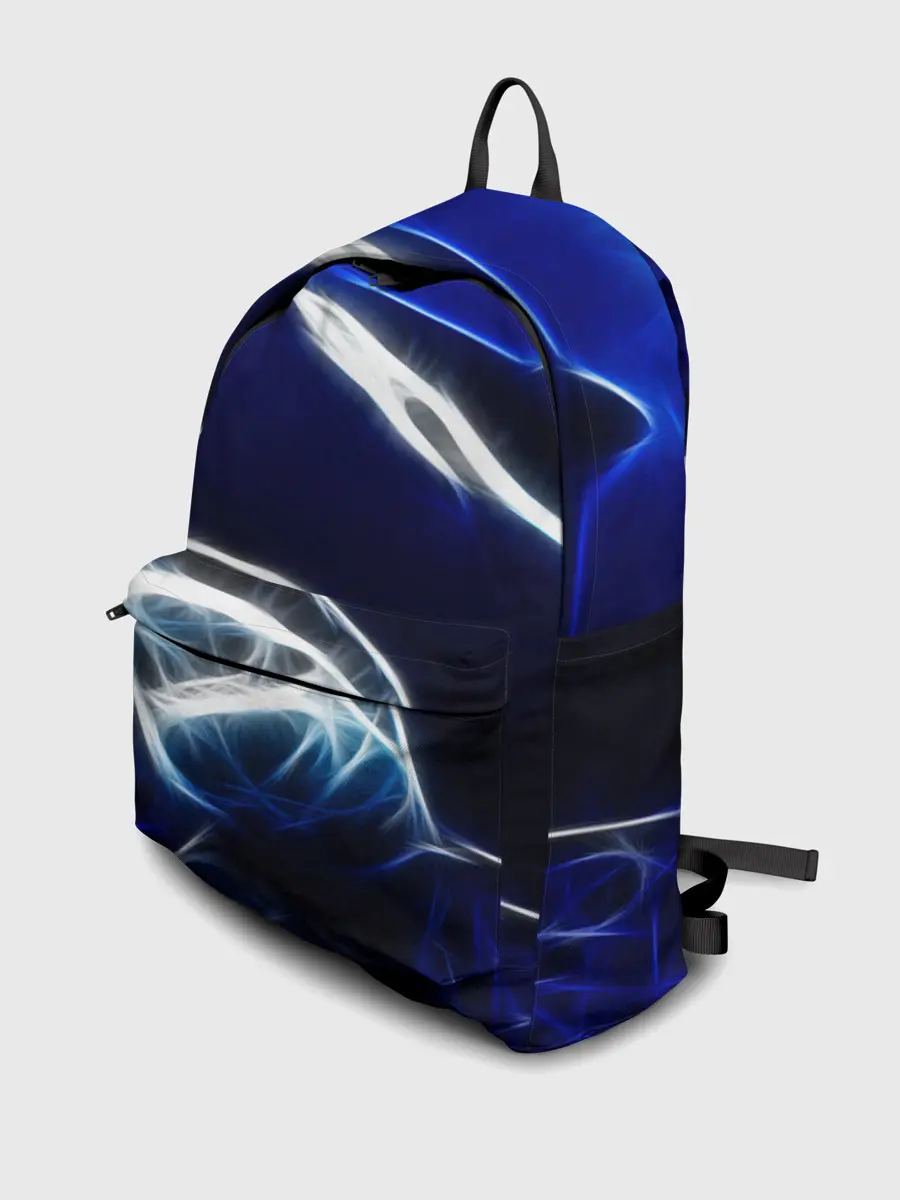 Рюкзак джинсовый / ДЕЛЬФИН В МОРЕ.