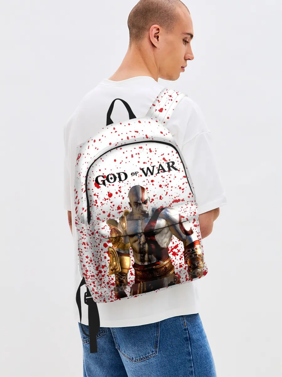 Рюкзак джинсовый / GOD OF WAR