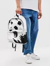 Рюкзак джинсовый / Панда | ЧБ