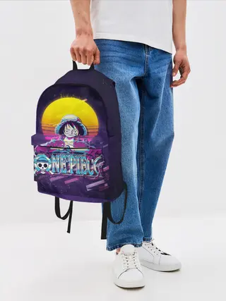 Рюкзак джинсовый / Neon One Piece