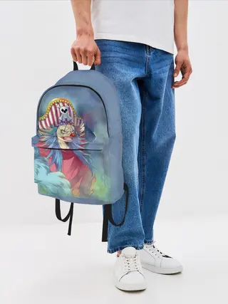 Рюкзак джинсовый / Клоун Багги