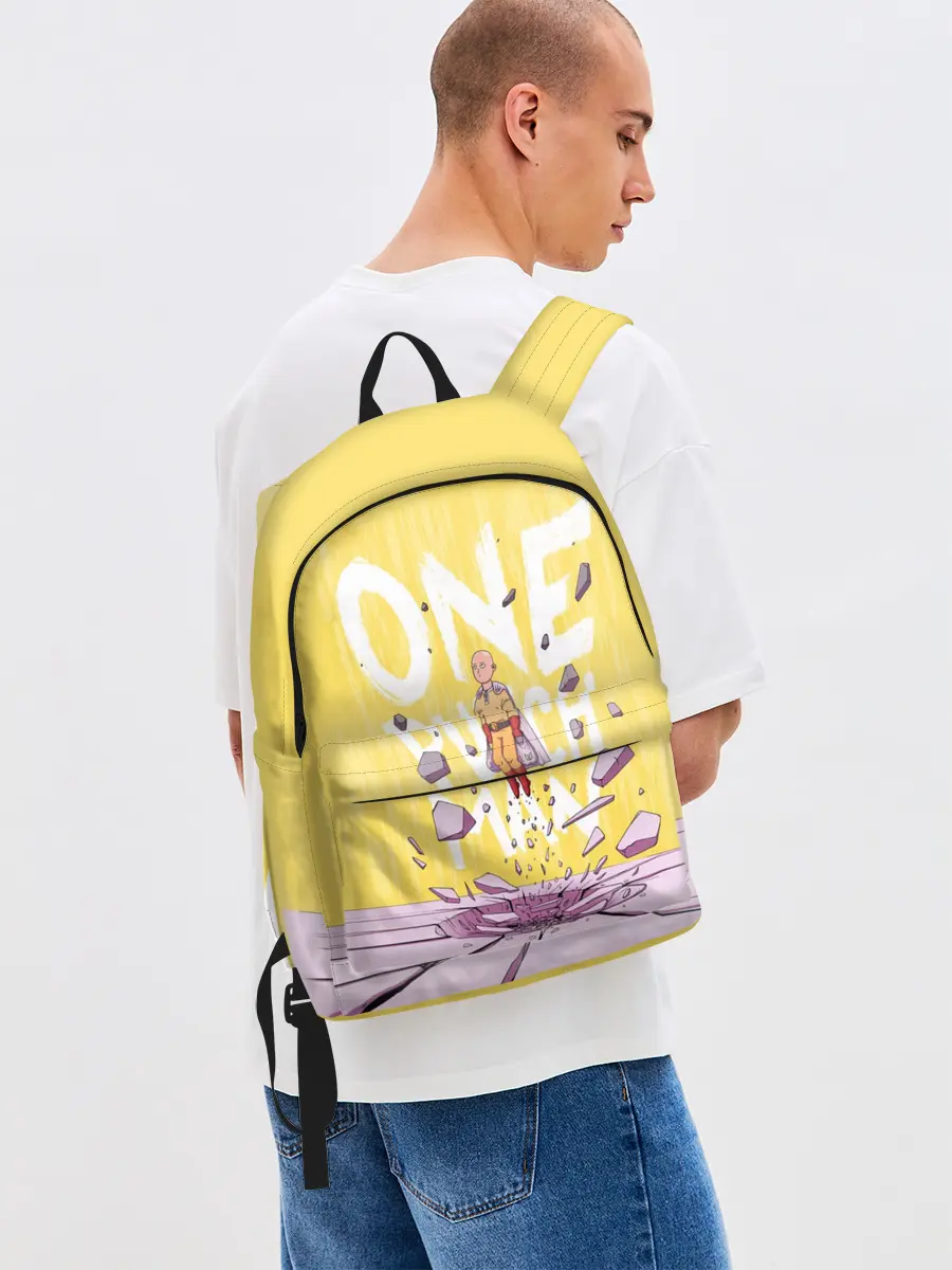 Рюкзак джинсовый / Взлет Сайтамы