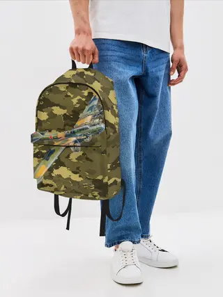 Рюкзак джинсовый / Военная Техника | СССР