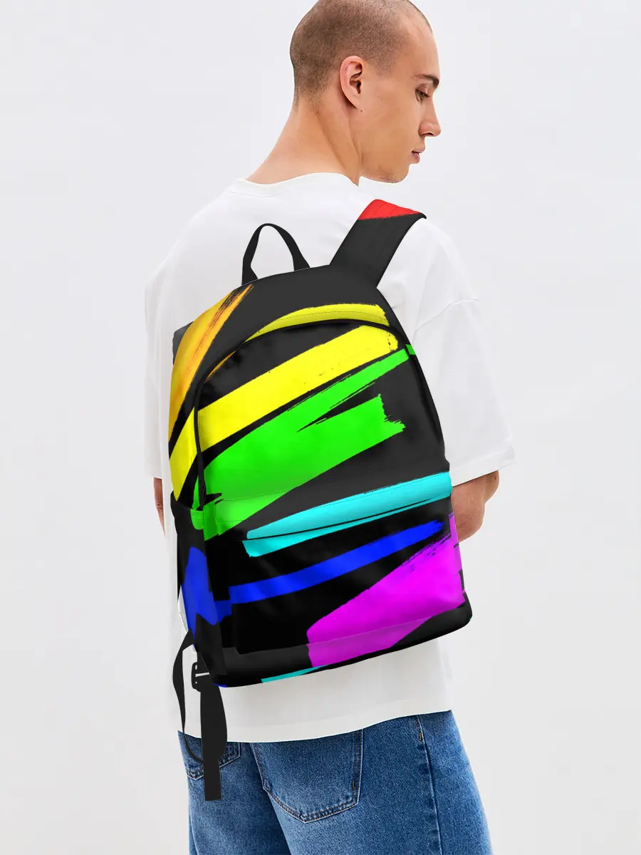 Рюкзак джинсовый / НЕОНОВЫЕ КРАСКИ