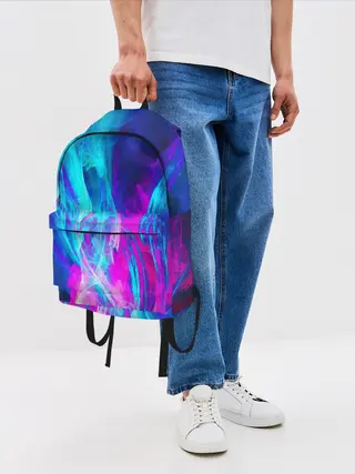 Рюкзак джинсовый / НЕОНОВЫЕ КРАСКИ