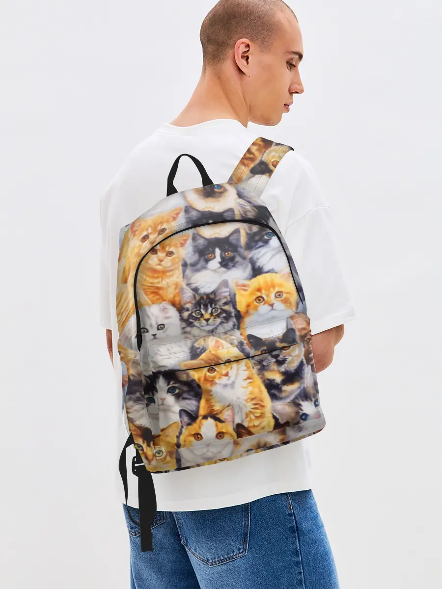 Рюкзак джинсовый / КОТЯТКИ