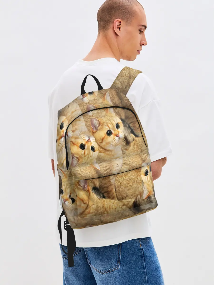 Рюкзак джинсовый / КОТЯТУШКИ