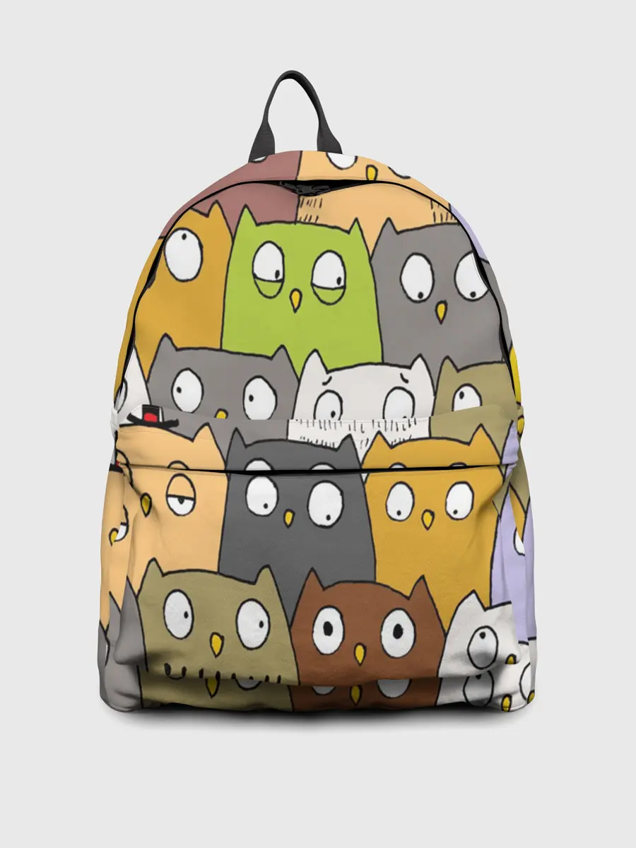 Рюкзак джинсовый / СОВЫ КОТИКИ