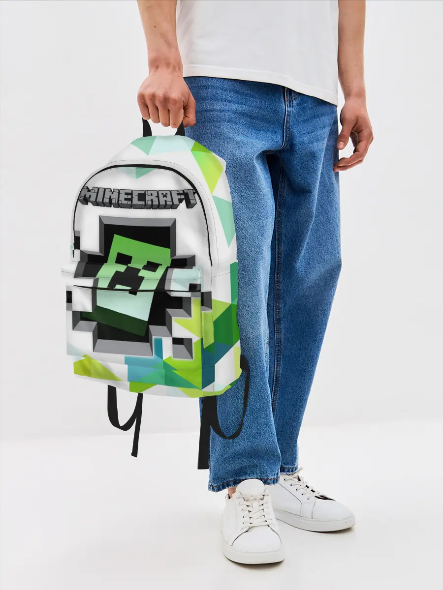 Рюкзак джинсовый / Minecraft