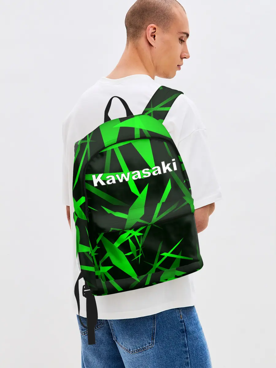 Рюкзак джинсовый / Kawasaki
