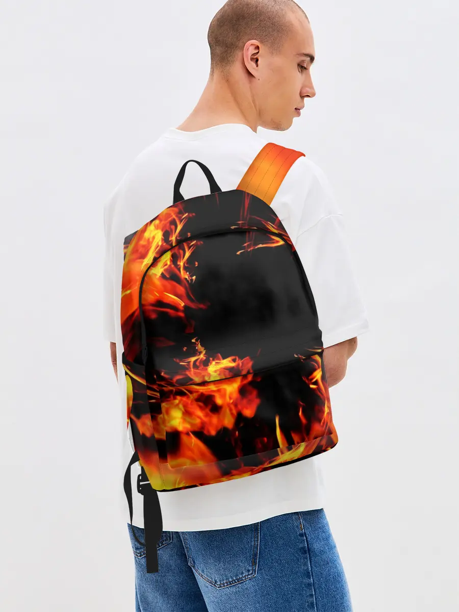 Рюкзак джинсовый / ОГОНЬ | FIRE