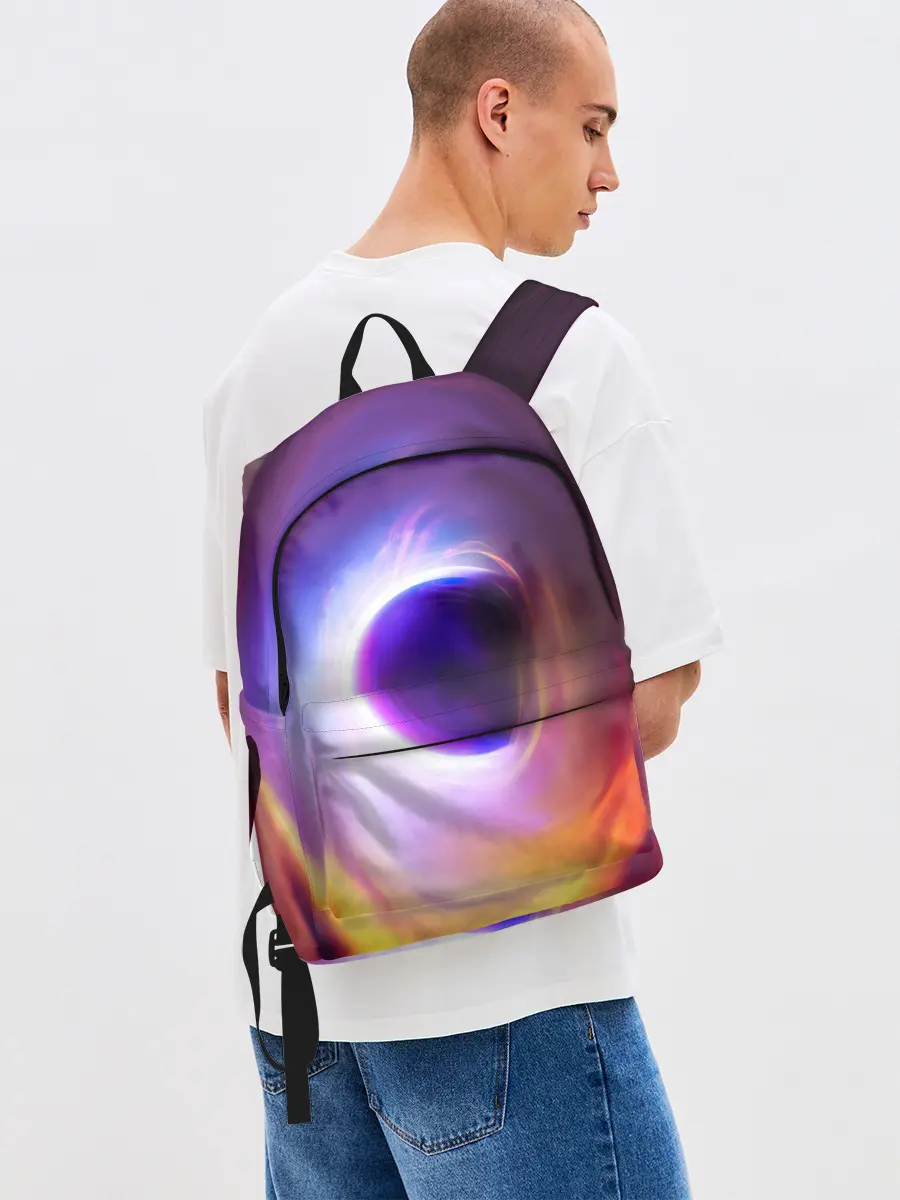 Рюкзак джинсовый / ЧЁРНАЯ ДЫРА