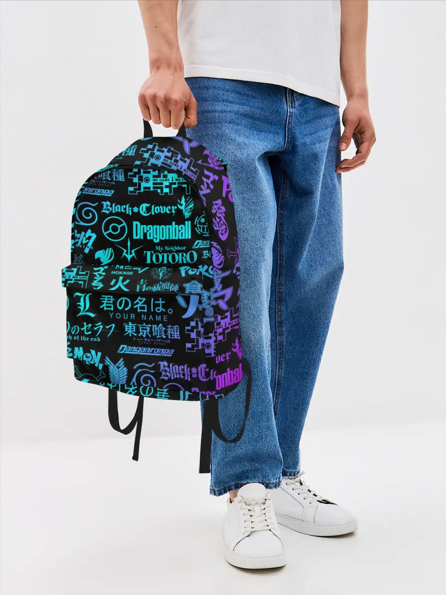 Рюкзак джинсовый / ЛОГОТИПЫ АНИМЕ | ANIME LOGO