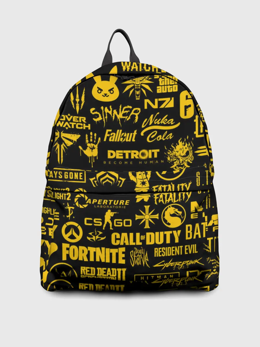 Рюкзак джинсовый / ЛОГОТИПЫ ИГР