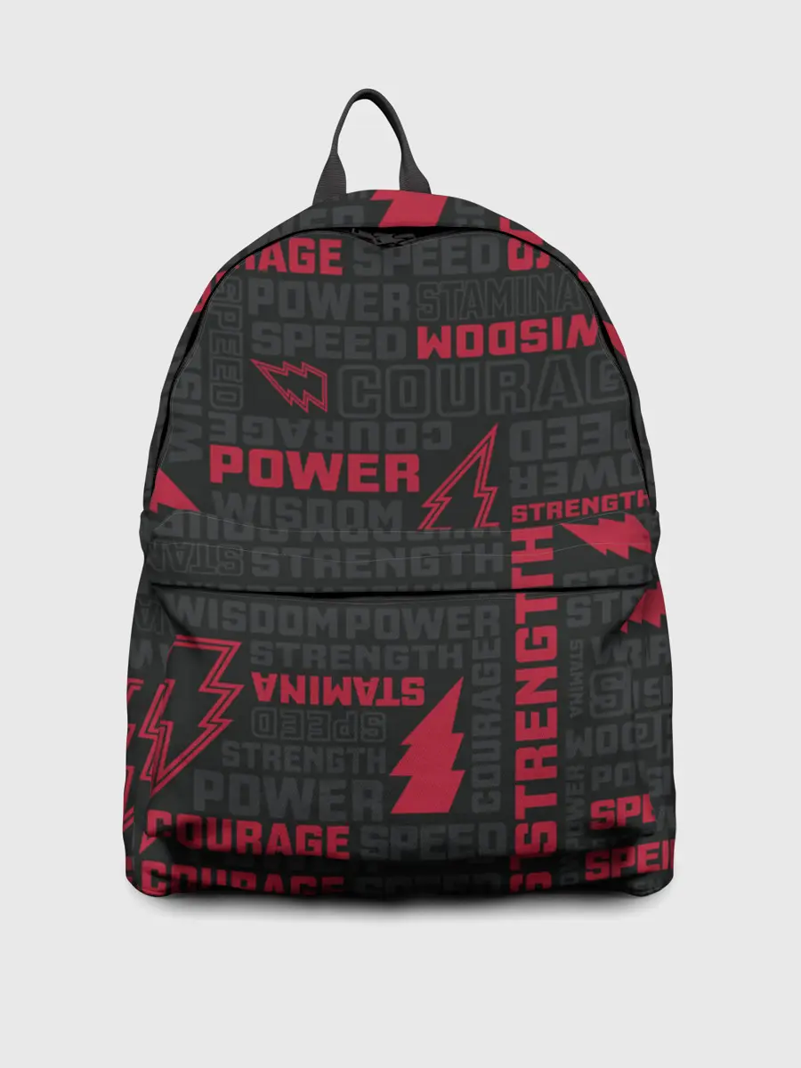 Рюкзак джинсовый / Молния Шазам