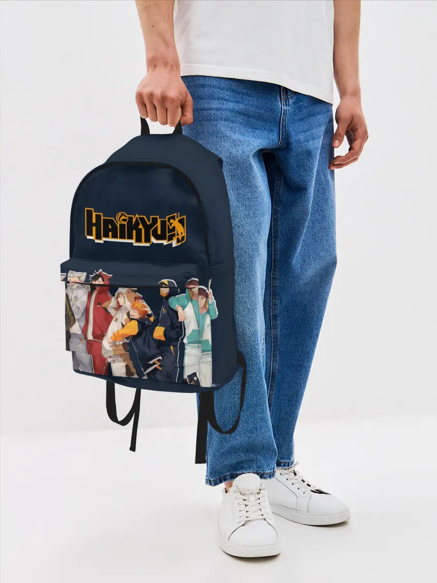 Рюкзак джинсовый / Haikyuu
