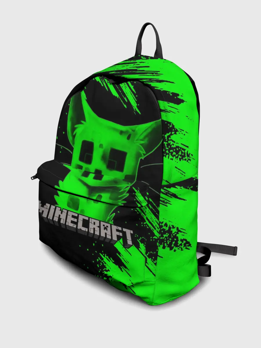 Рюкзак джинсовый / MINECRAFT CREEPER CAT