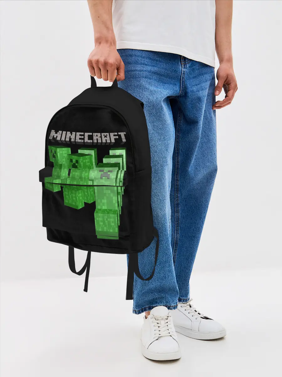 Рюкзак джинсовый / MINECRAFT CREEPER
