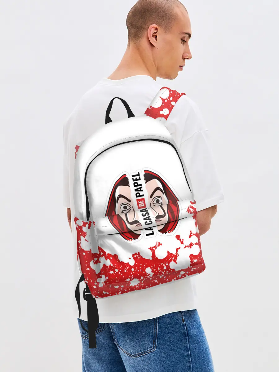 Рюкзак джинсовый / Бумажный дом | La Casa de Papel