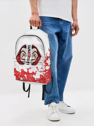 Рюкзак джинсовый / Бумажный дом | La Casa de Papel