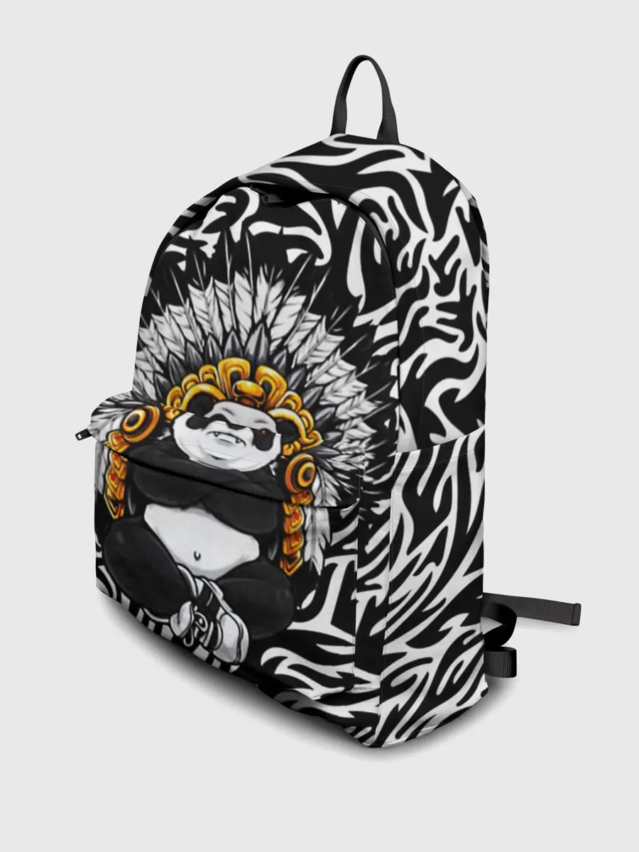 Рюкзак джинсовый / Мудрая Панда