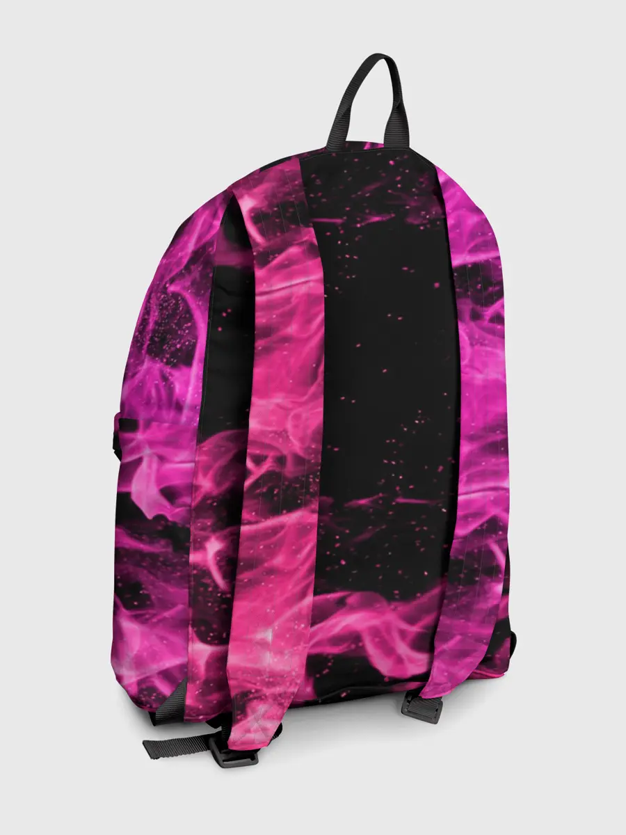 Рюкзак джинсовый / ОГОНЬ НЕОН