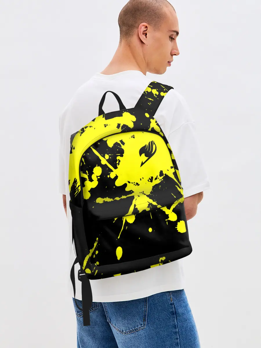 Рюкзак джинсовый / Хвост Феи желтые брызги