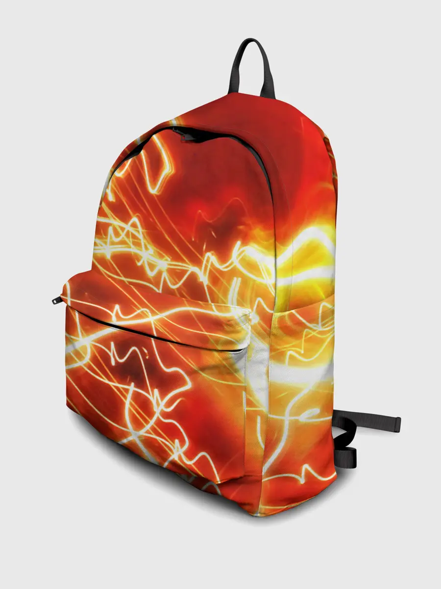 Рюкзак джинсовый / ОГНЕННАЯ МОЛНИЯ