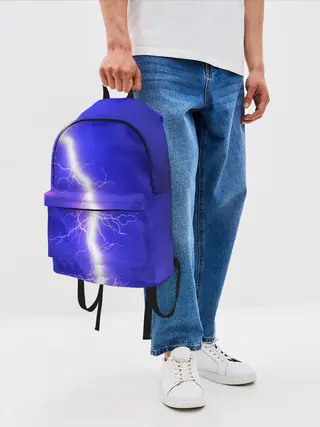 Рюкзак джинсовый / NEON ELECTRIX